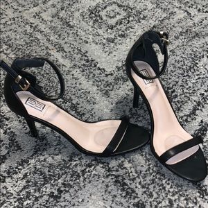 Black Strappy Heals